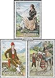 Prophila Collection Andorra - Spanische Post 120-122 (kompl.Ausg.) postfrisch ** MNH 1979 Trachten (Briefmarken für Sammler) Uniformen/T