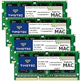 Timetec Hynix IC 16 GB Kit (4 x 4 GB), kompatibel für Apple DDR3 1067 MHz 1066 PC3-8500 iMac (Ende 2009, 21,5 Zoll 27 Zoll), Mac SODIMM RAM-Upgrade | MAX Steckplätze Upgrade 10,1 1,1