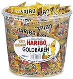 HARIBO Goldbären Dose, 4 x 100 Minibeutel, 4 x 980g