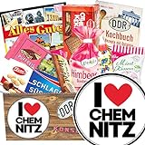 ostprodukte-versand I love Chemnitz - Chemnitz Geschenkkorb - Süße Ostbox