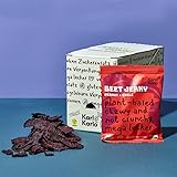 Karl Karlo Vegan Beef Jerky - 'Beet Jerky' Peanut & Chilli | aus roter Beete, herzhafter veganer Snack | Natürliche Zutaten, Veganes Trockenfleisch | Made in Europe, 8 x 40