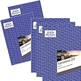 5er Sparbundle Avery Zweckform 223 Fahrtenbuch für PKW (A5, 40 Blatt) weiß