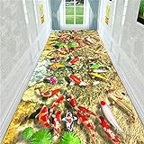 RUGMRZ Teppich Auslegware 3D-Druck Hotelkorridor innen deko Teenager mädchen gelb Auslegware Teppichboden Teppich weich Teppich Auslegware Balkon Teppich outdoor180x280CM