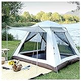 Günstiges Zelt für 4 Personen, geräumiges Rucksackzelt, leicht und stabil, leichtes Zelt, ideal für Camping im Garten H
