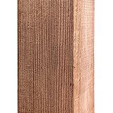 HaGa® 1 Stück Robuster Kieferholz Holzpfosten in Braun - Größe 150cm - 7cm x 7cm Kesseldruck imprägniert für Langlebigkeit - Gehobelt & gefast - Zaunp