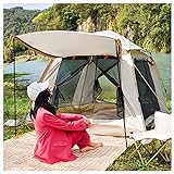 Naturehike-Zelt für 4 Personen lässt Sich in DREI Sekunden öffnen, Doppeltüren und Vier Fenster, Sport-Pop-up-Zelt, leicht, robust, große Zelte für Camping für F