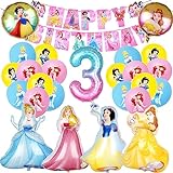 Prinzessin Geburtstag Deko, Prinzessin Party Deko, Deko Geburtstag 3 Jahre Madchen Prinzessin, Folienballon Prinzessin, Prinzessin Ballon, Prinzessin Geburtstagsdeko 3 j