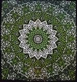 Beliebtes Twin Psychedelic Mandala Hippie Tapestry indischen Wandbehang Tagesdecke 213,4 x 137,2 cm (215 x 140 cm)) von beliebten Kunsthandwerk