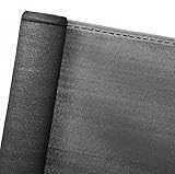STOCKCLOTURE Sichtschutz, verstärkt, anthrazitgrau, 1,73 x 25 m, 280 g/m², Lieferung in Rolle mit Befestigung