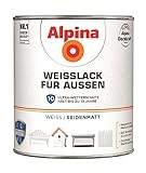 Alpina Weißlack für Außen 2 L